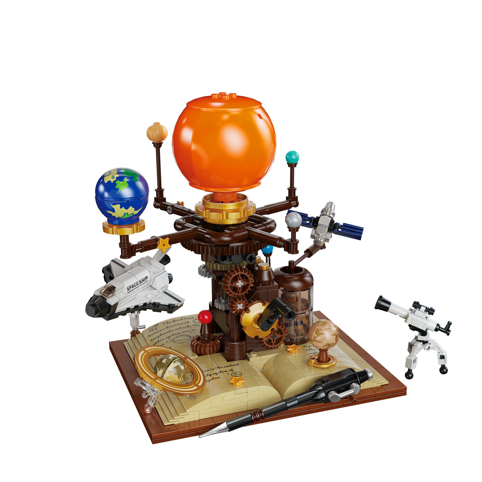 Solar System Model - Buku Planet Perjalanan Luar Angkasa Blok