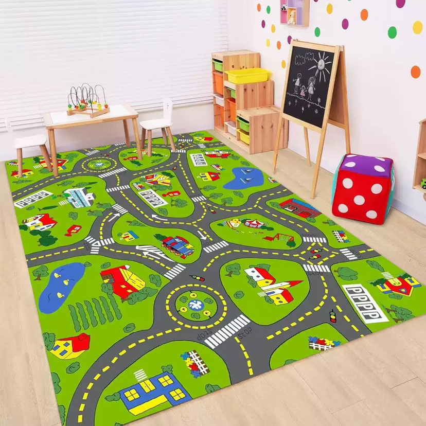 Kids Education Nursery - Karpet Lalu Lintas Jalan Raya untuk