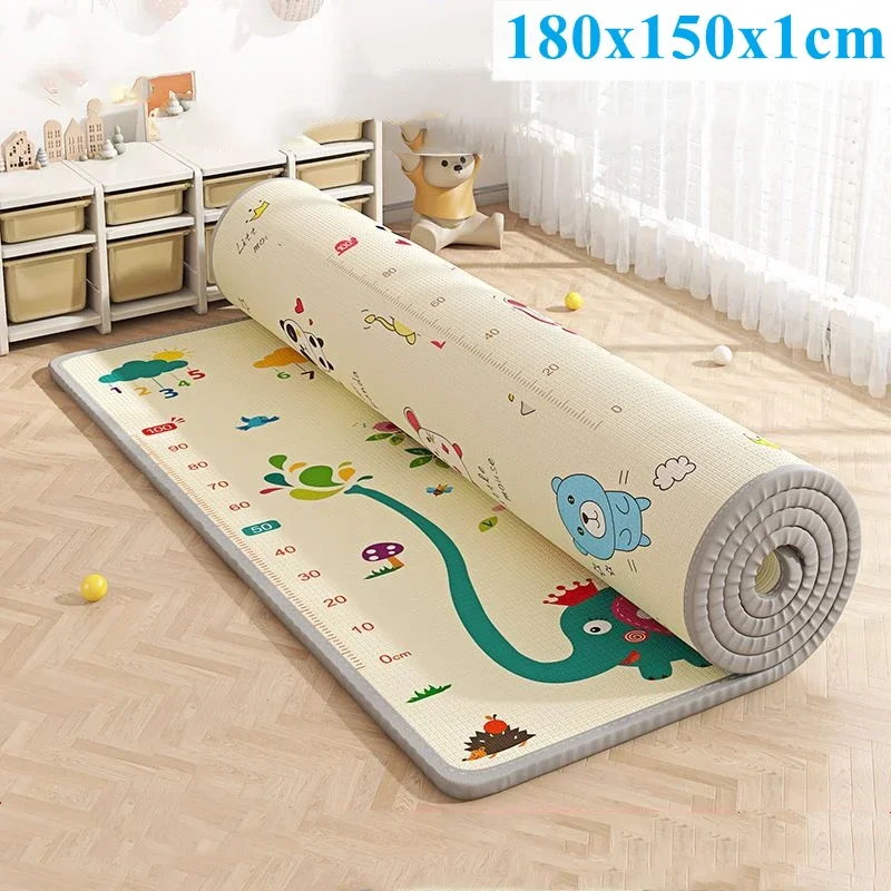 Kids Education Rug - Matras Aktivitas Bayi Bermotif Dua Sisi,