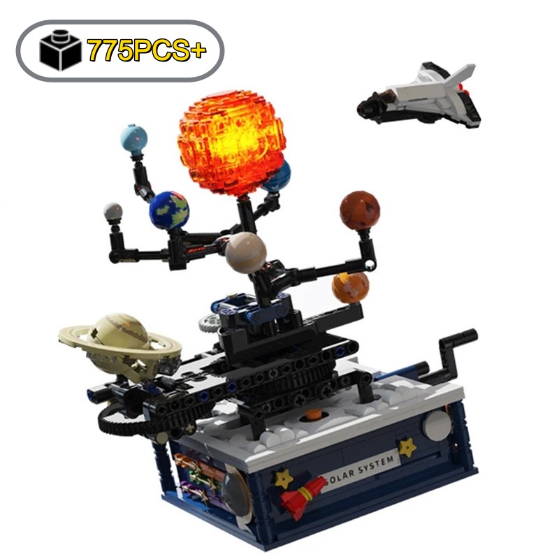 Solar System Model - FUNXINEE Seri Eksplorasi Luar Angkasa Blok