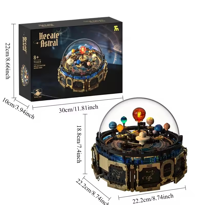 Solar System Model - 989PCS Blok Bangunan Model Sistem Tata