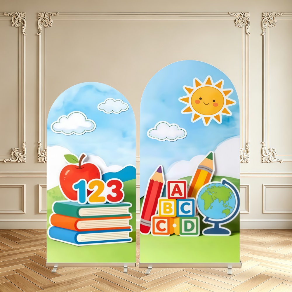 Kids Education Background - Dekorasi Kembali Ke Sekolah, Penutup Latar