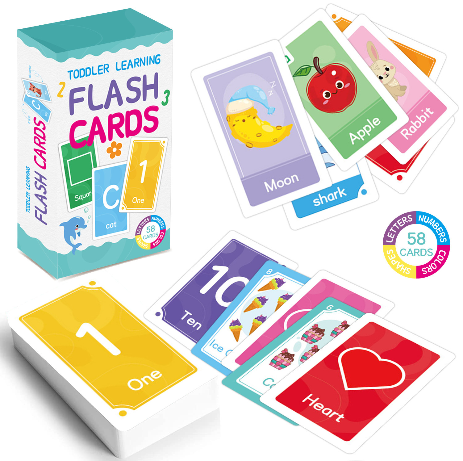 58 Buah Kartu Flash Alfabet AB - Kids Education In Us ulasan dan harga