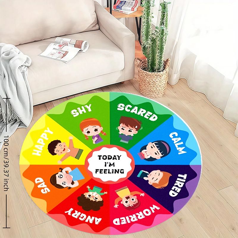 Karpet Bulat Flanel Edukatif B - Kids Education Rug ulasan dan harga