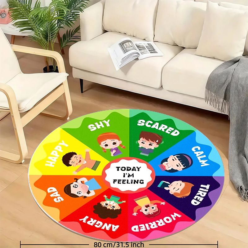 Karpet Bulat Flanel Edukatif B - Kids Education Rug ulasan dan harga