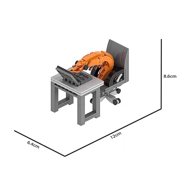 Figurine model udang dari blok - Kids Education Pdf ulasan dan harga