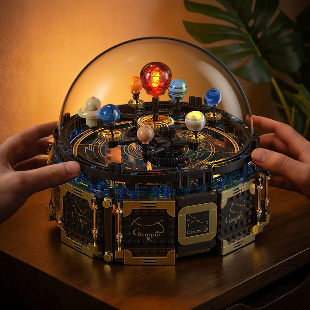 Baru T1123 989 Buah MOC Sistem - Solar System Model ulasan dan harga