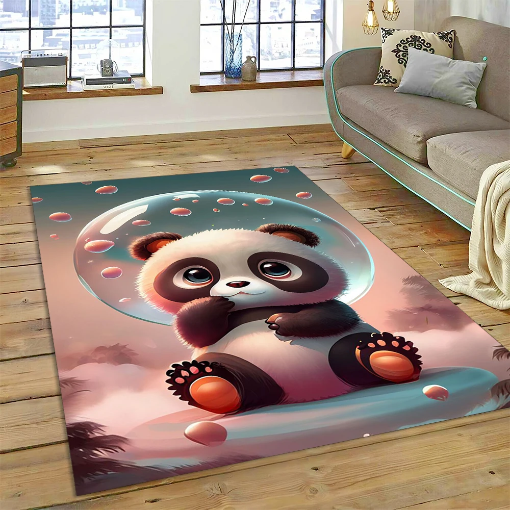 Karpet Kartun Hewan Panda Bula - Kids Education Rug ulasan dan harga