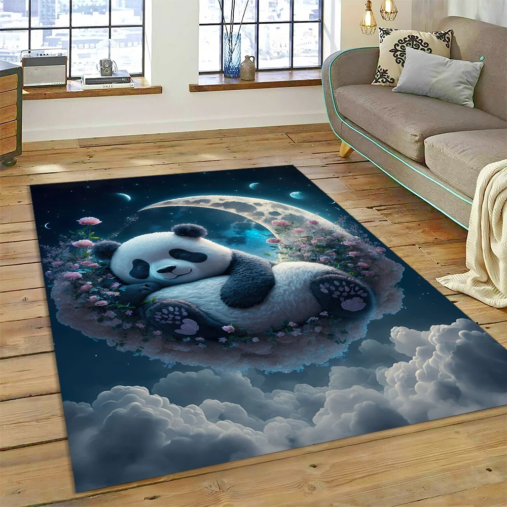 Karpet Kartun Hewan Panda Bula - Kids Education Rug ulasan dan harga