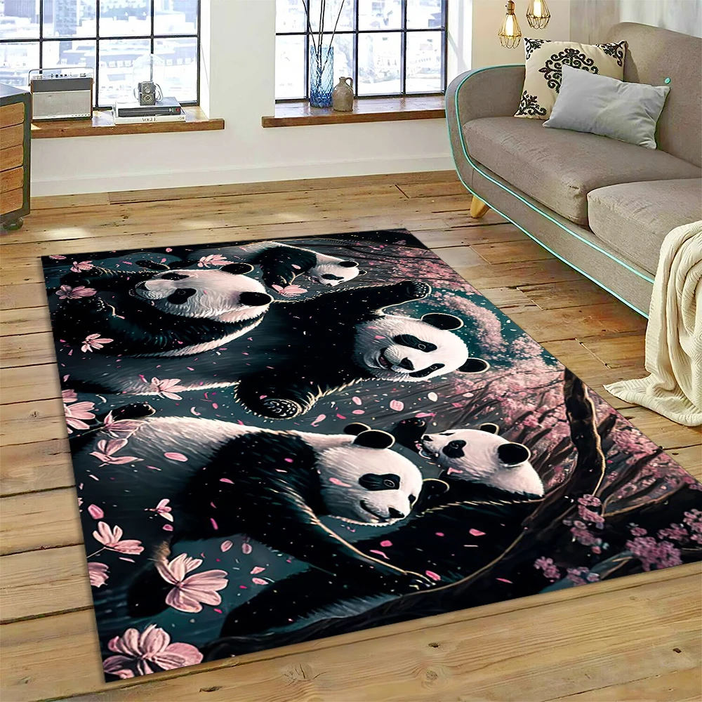Karpet Kartun Hewan Panda Bula - Kids Education Rug ulasan dan harga