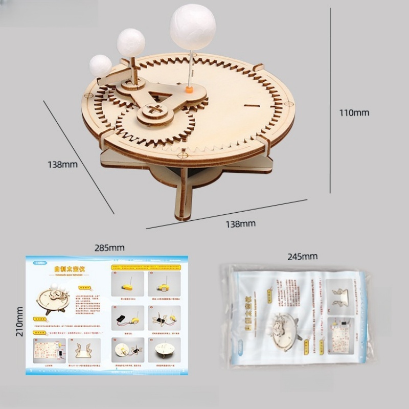 Model Tata Surya DIY dari Kayu - Solar System Model ulasan dan harga