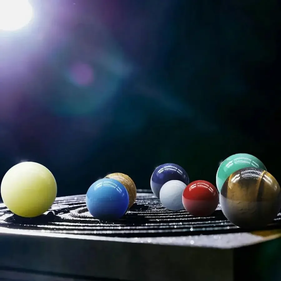 9 Planet Tata Surya Bola Krist - Solar System Model ulasan dan harga