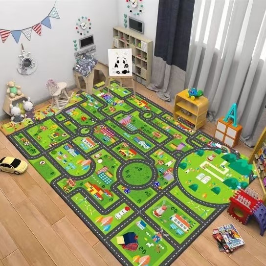 Karpet Lalu Lintas Jalan Raya  - Kids Education Nursery ulasan dan harga