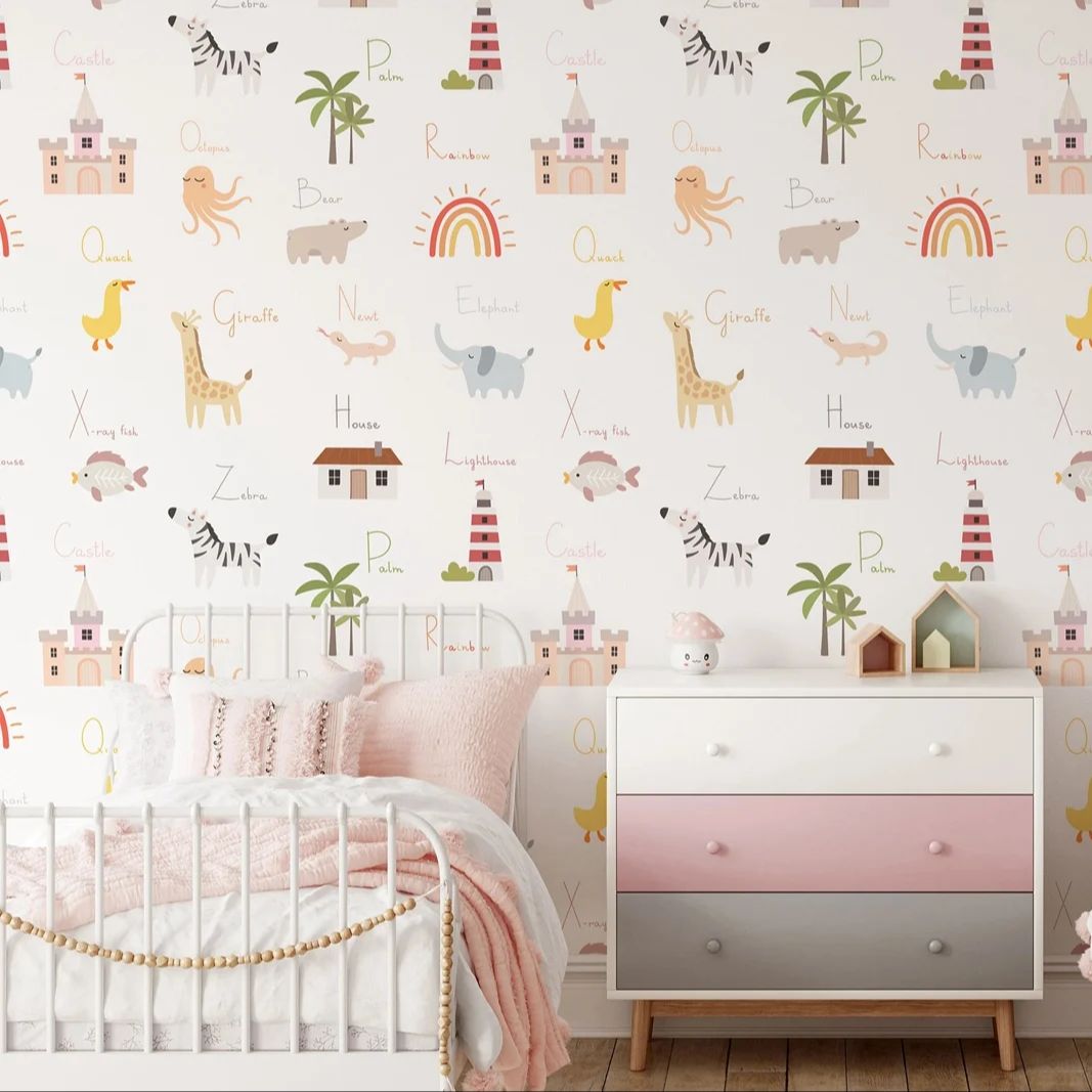 Wallpaper Edukasi Anak Tempel  - Kids Education Nursery ulasan dan harga