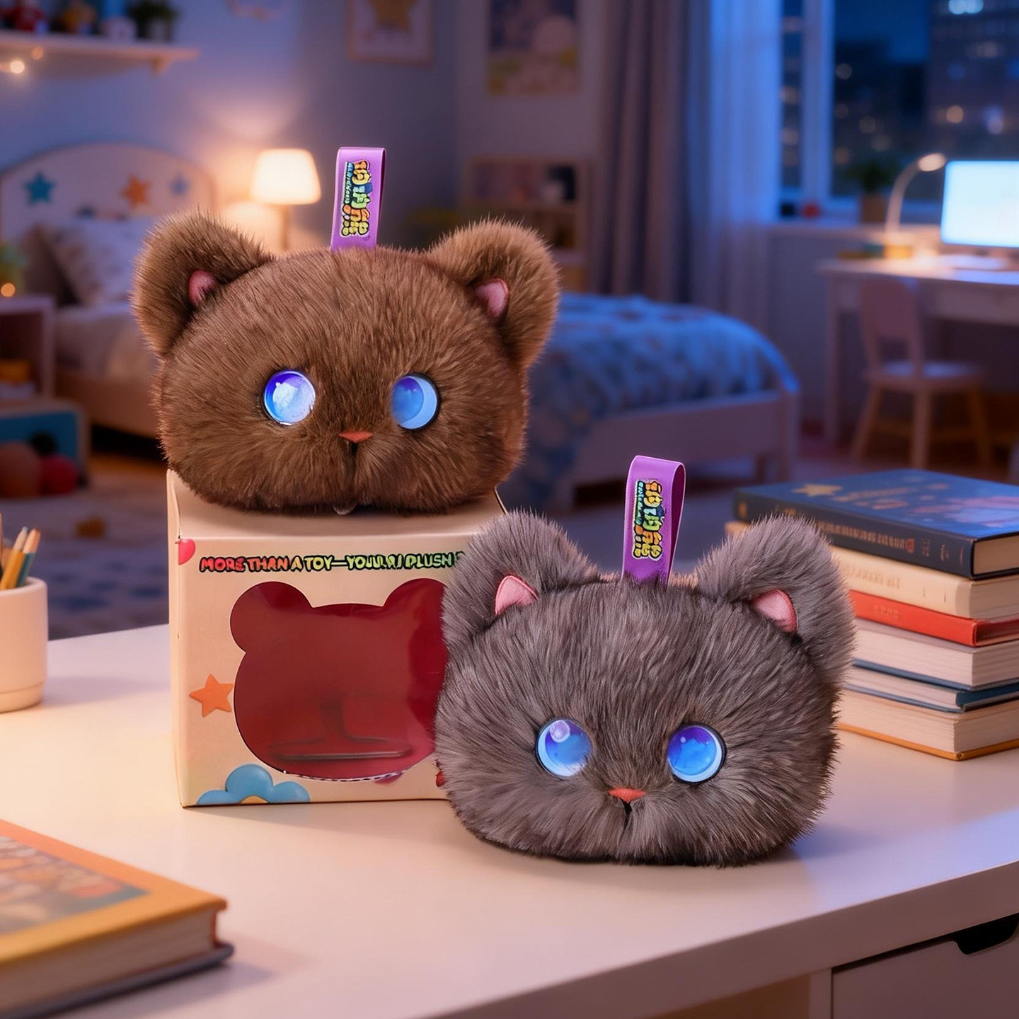Mainan Kucing Boneka AI Tobot, - Kids Education In Us ulasan dan harga
