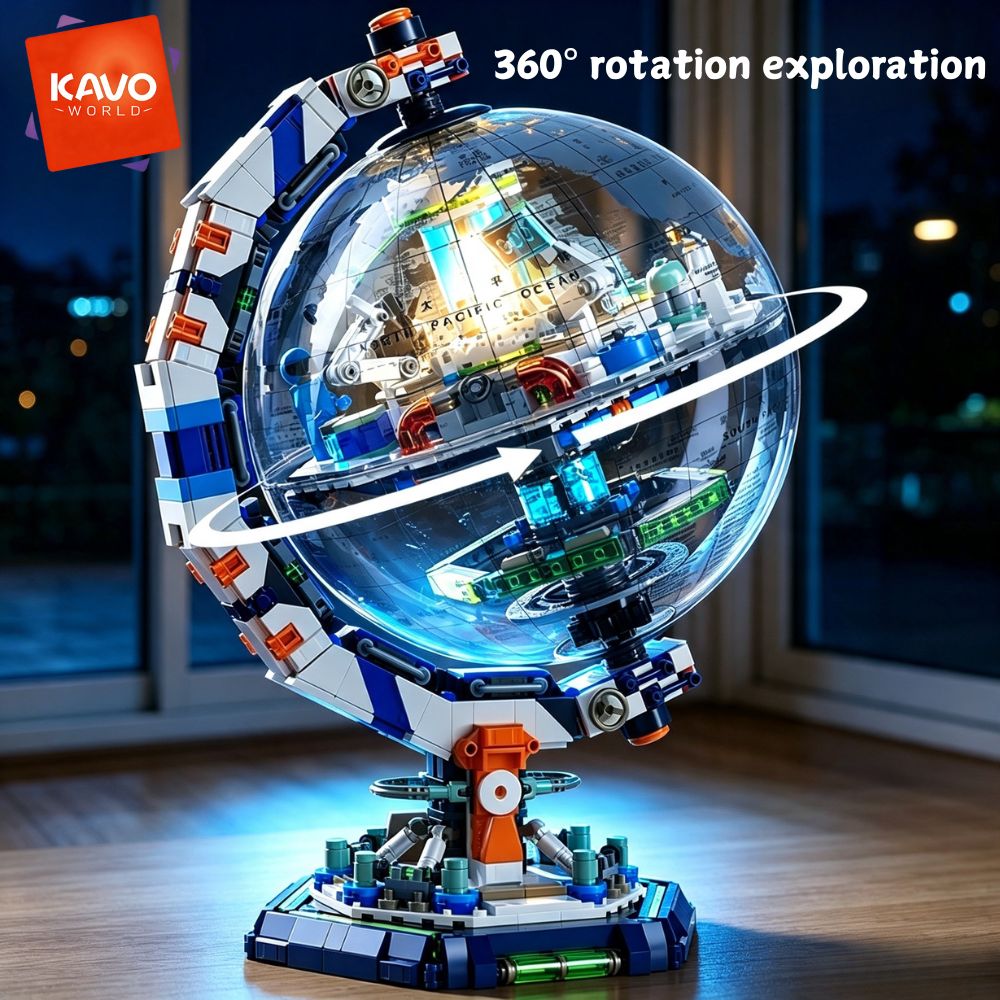 KAVOWORLD 1793pcs Set Blok Ban - Puzzle Map World ulasan dan harga