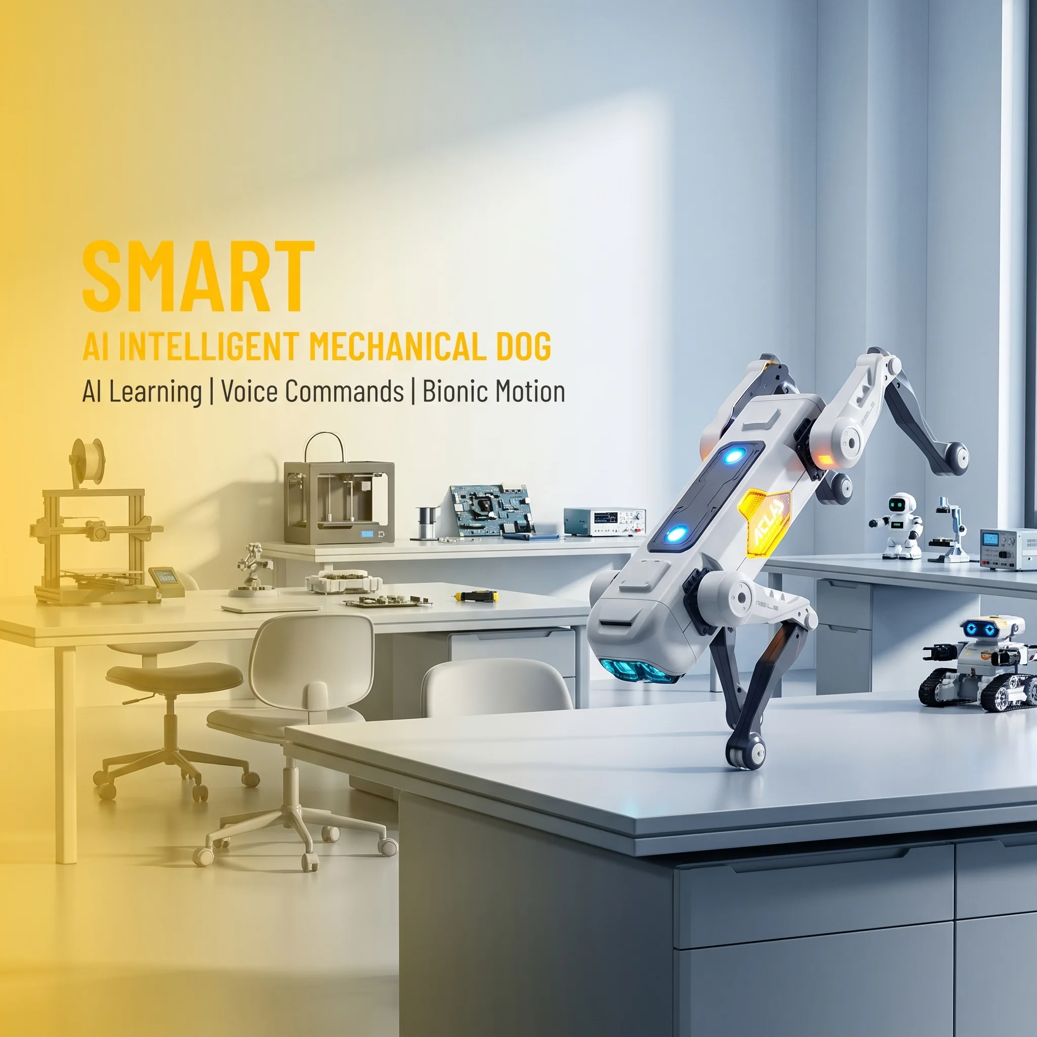 Robot Anjing Pintar AI, Kontro - Kids Education In Us ulasan dan harga